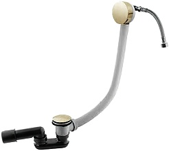 Cezares Слив-перелив для акриловой ванны с наполнением и донным клапаном Click-Clack CZR-B-STW-02 – фотография-1